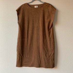 Wilfred Free Camel Midi Dress - Size M